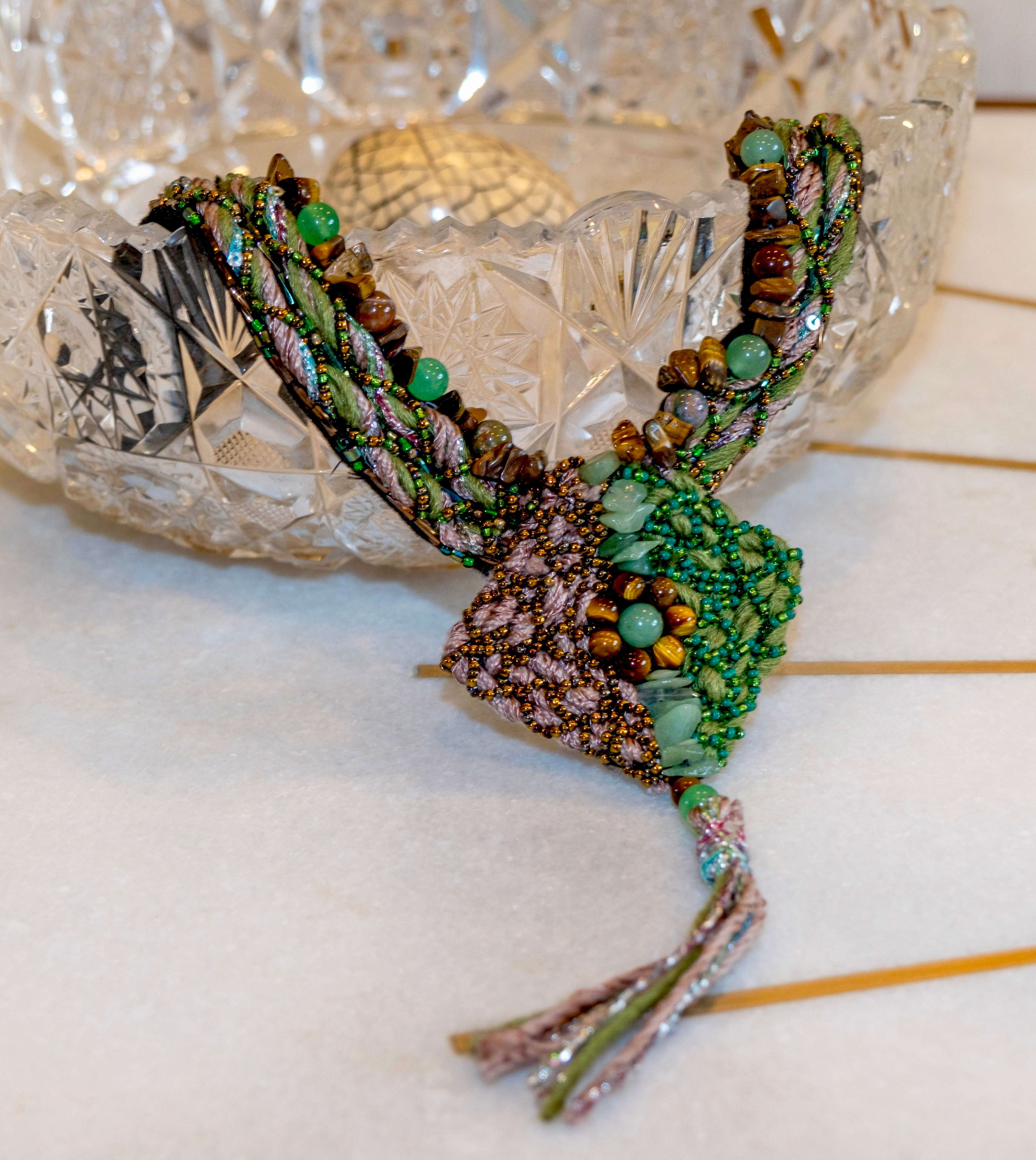 Earth and Energy Tassel Necklace