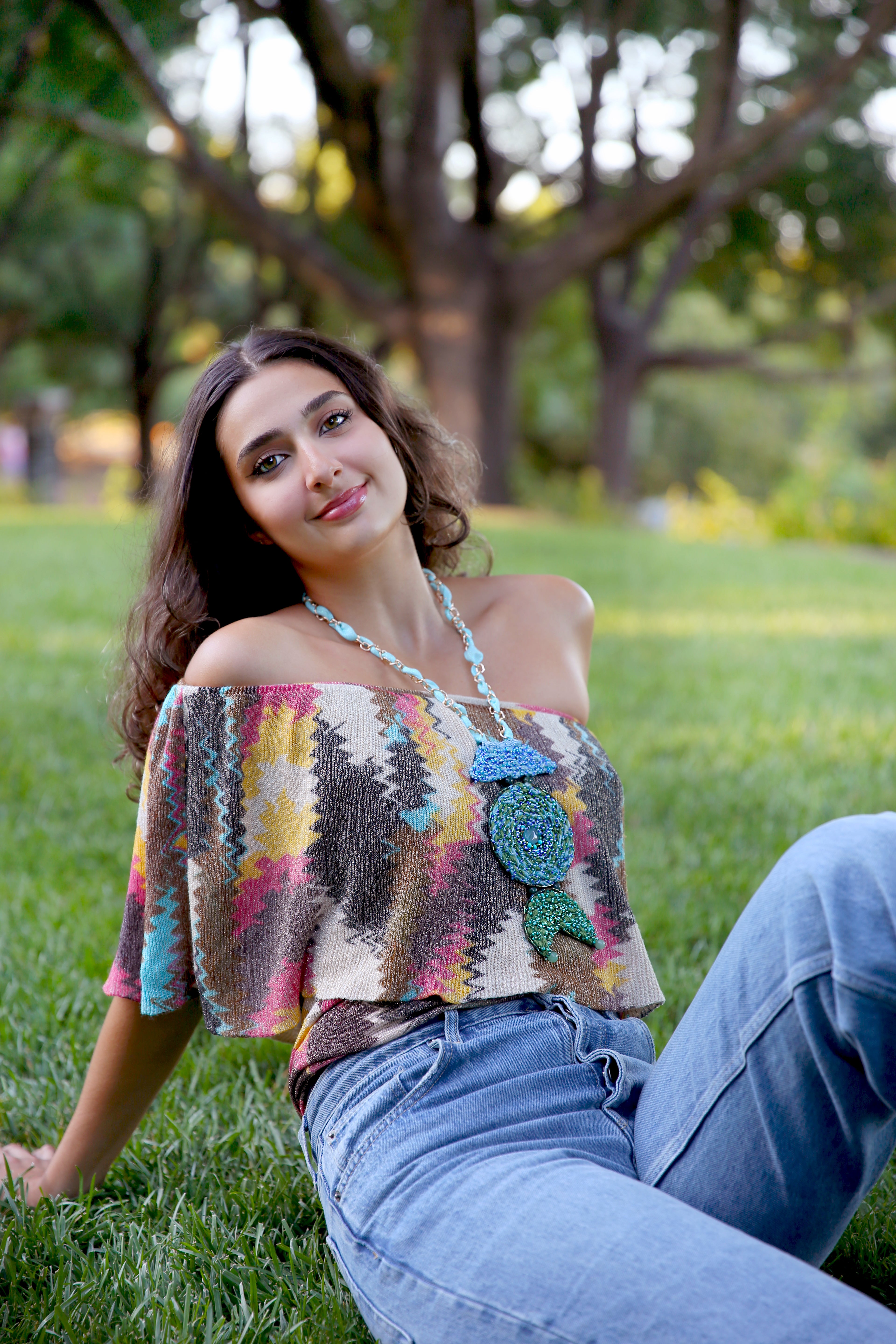 Boat, The Sun and The Moon Statement Necklace
