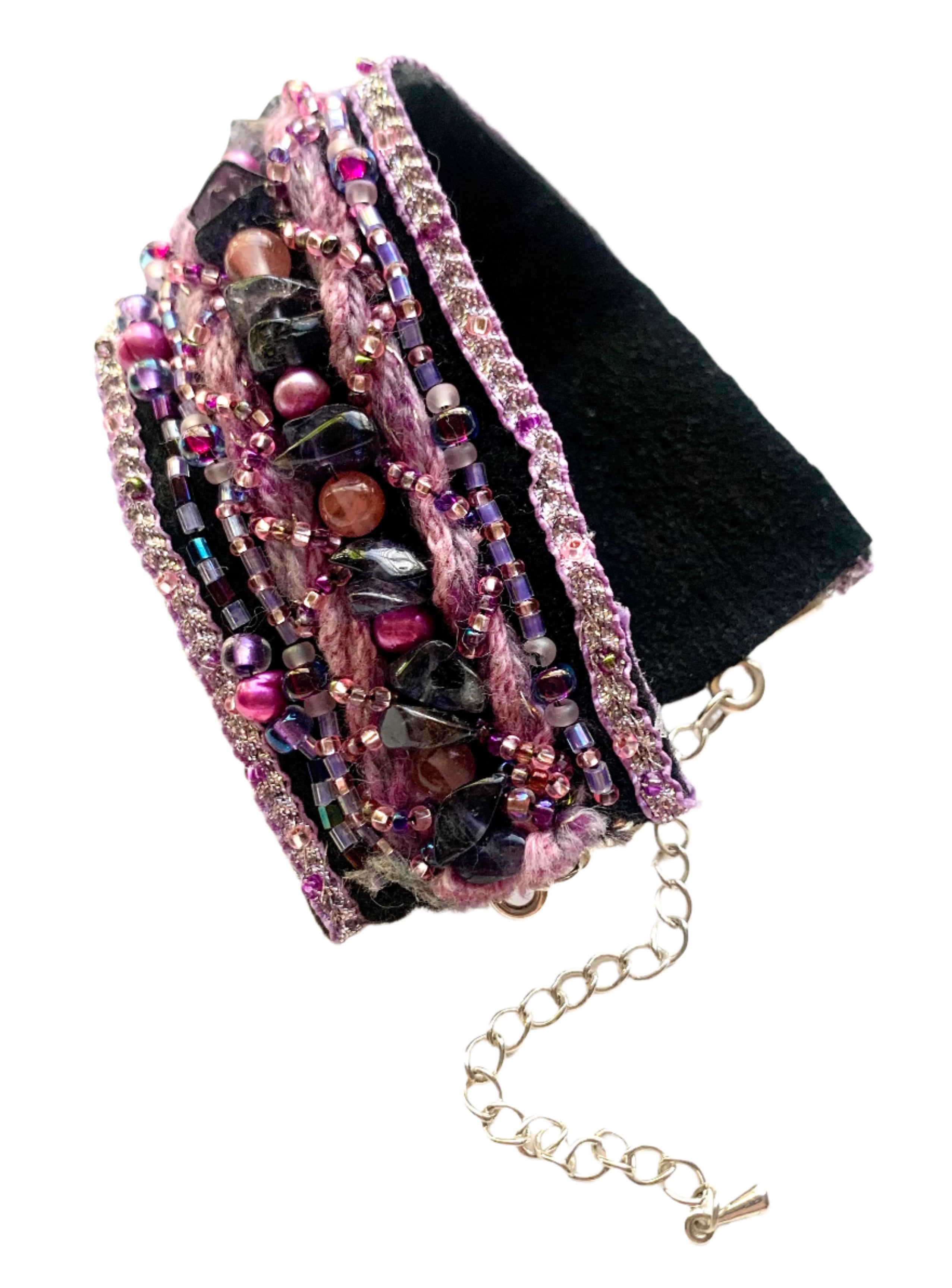 Petal Glow Beaded Bracelet