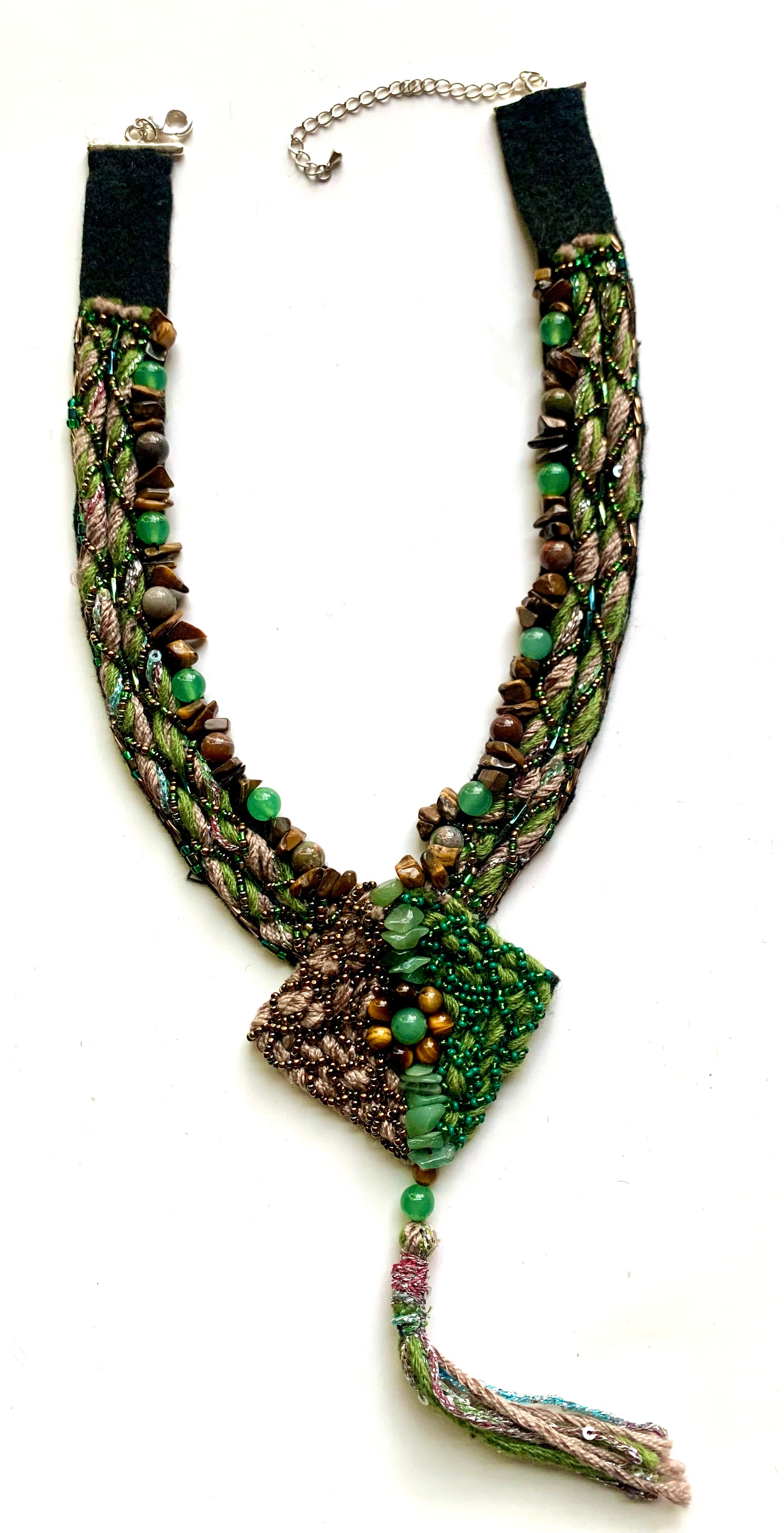 Earth and Energy Tassel Necklace