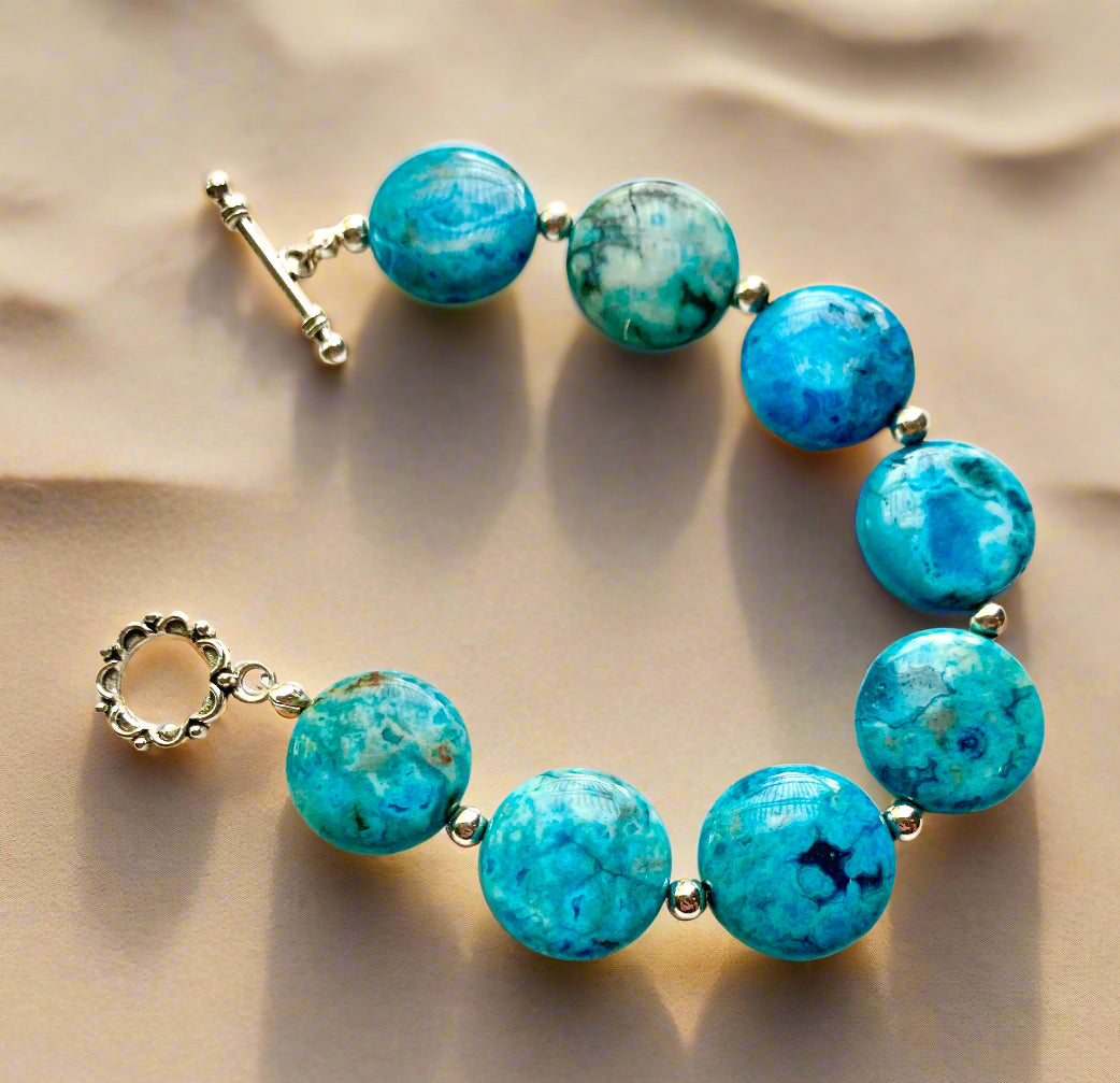 Blue Lace Agate Bracelet
