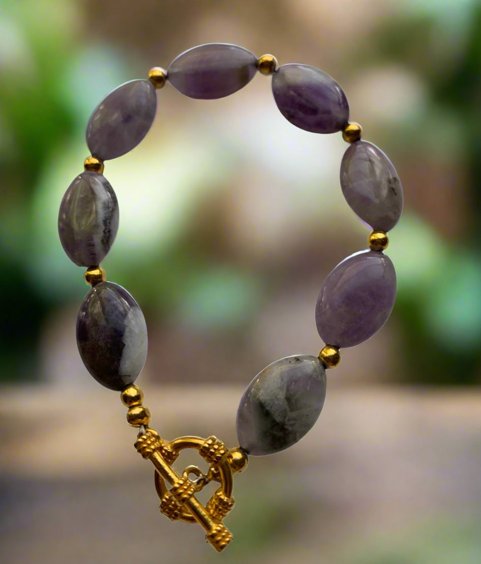 Natural Amethyst bracelet