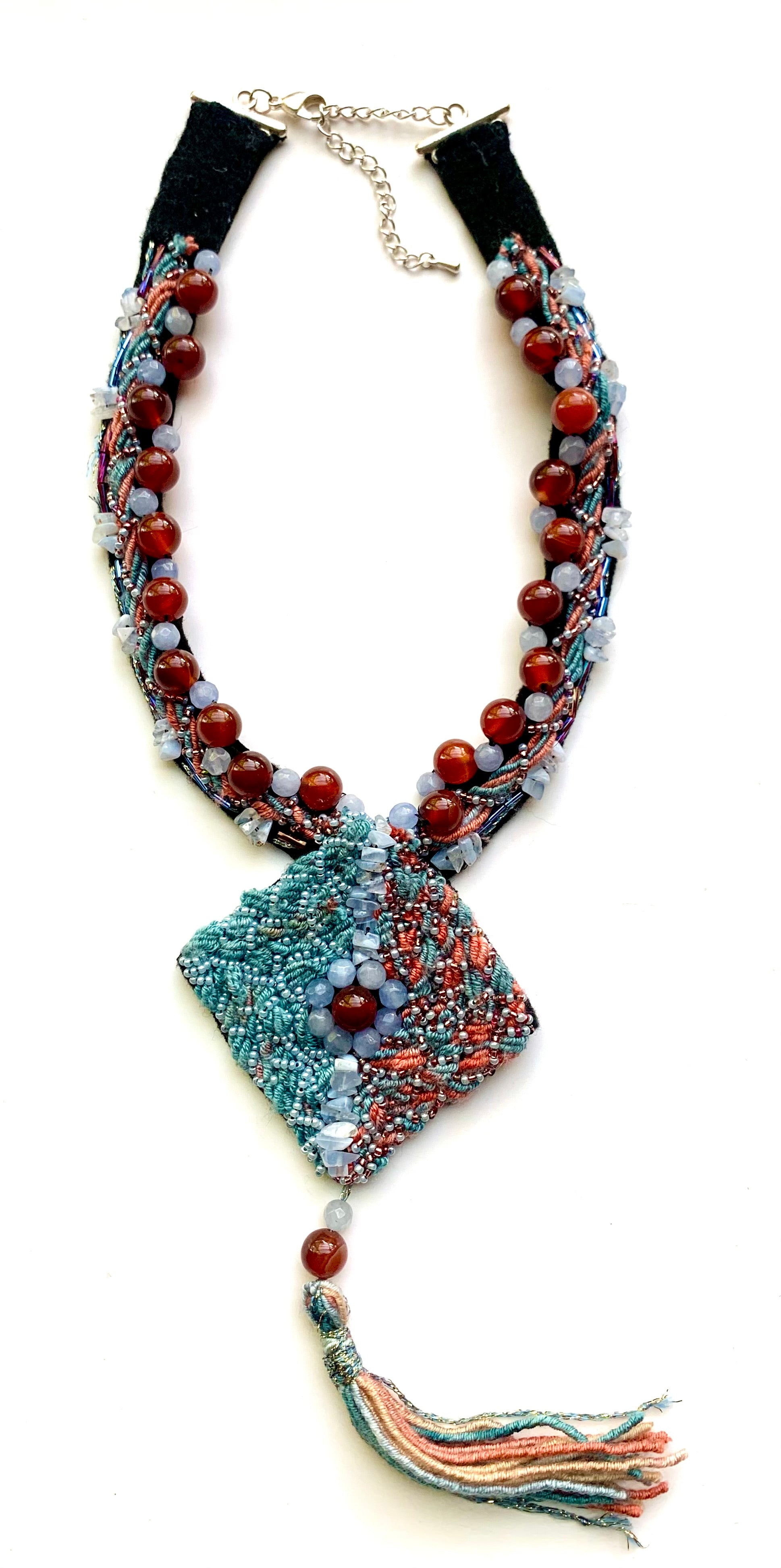 Sunset Mirage Tassel Necklace