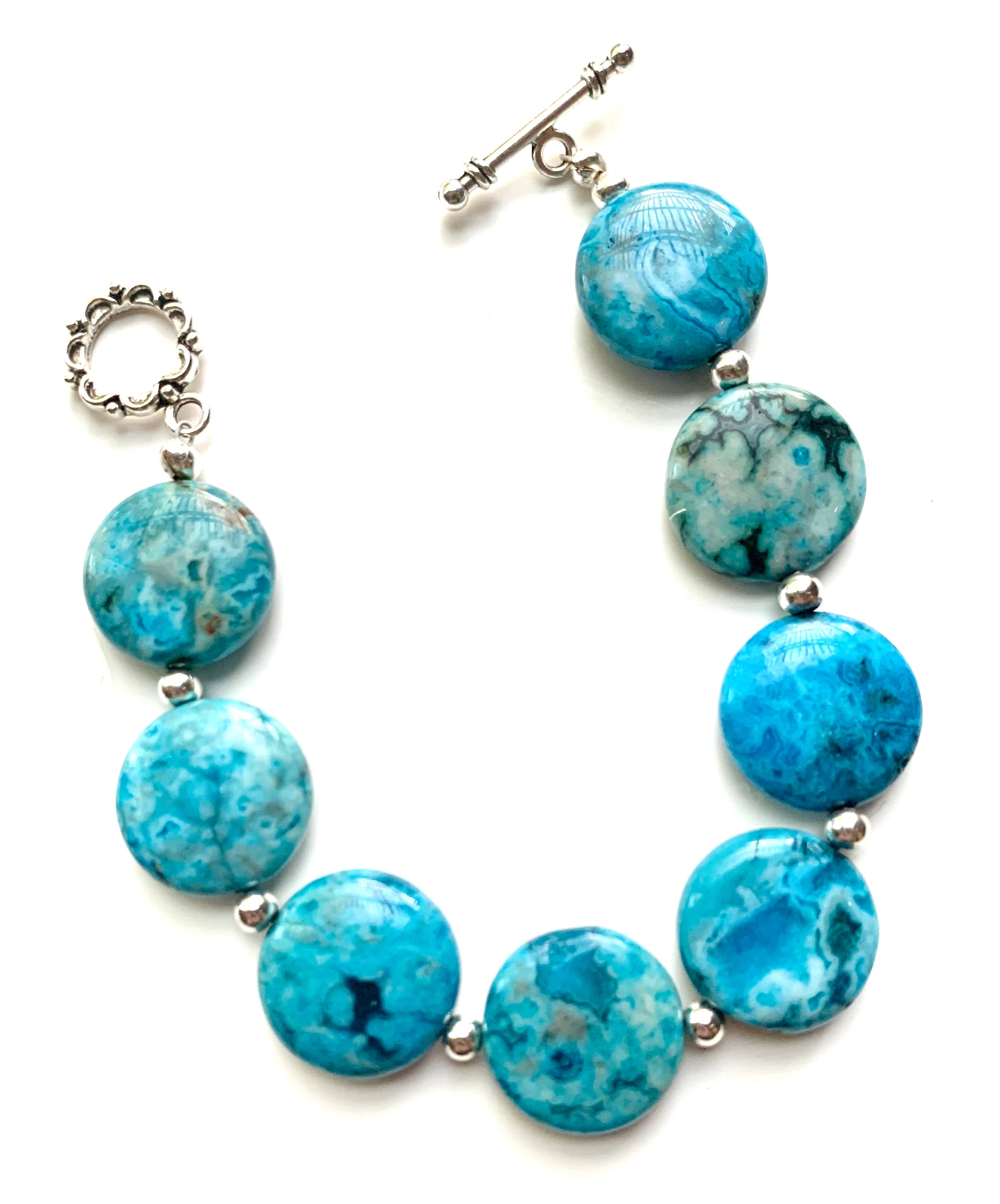 Blue Lace Agate Bracelet