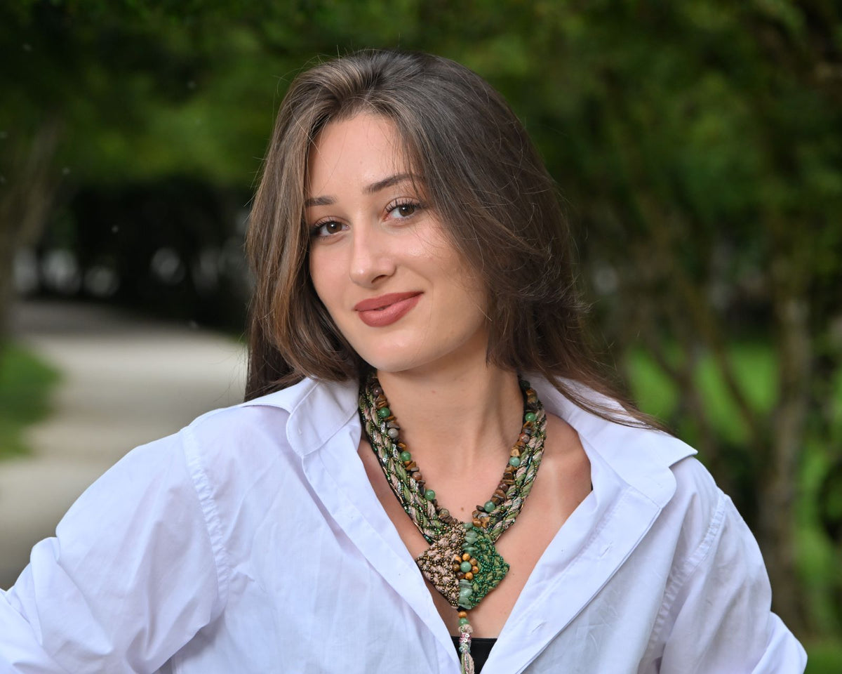 Evergreen Rhombus Necklace